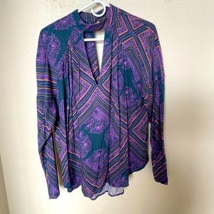 Floral Free People Tunic Top